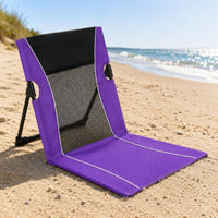 Mesh Back Floor Chair Carrying Bag Folding Floor Chair Lightweight