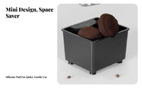 Removable Bar Espresso Knock Box Non-Slip Base Coffee Knock Box Easy to Clean for Baristas, Cafe, Restaurant, Office Pantry