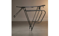 V-Style Brake Compatible Bike Rear Cargo Rack Sturdy Rear Rack with Pannier Guards Solid Universal for Commuters