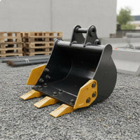 Multi-Functional Mini Excavator Scoop Easy to Install Excavator Quick Hitch Coupler Wear-Resistant Factory Direct for Landscapers, Landscaping, Farming, Forestry, Demolition