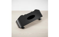 Vehicle Headrest Organizer with Tissue Box Carbon Fiber Texture Backseat Organizer with Beverage Holder Holder Car Seat Rear