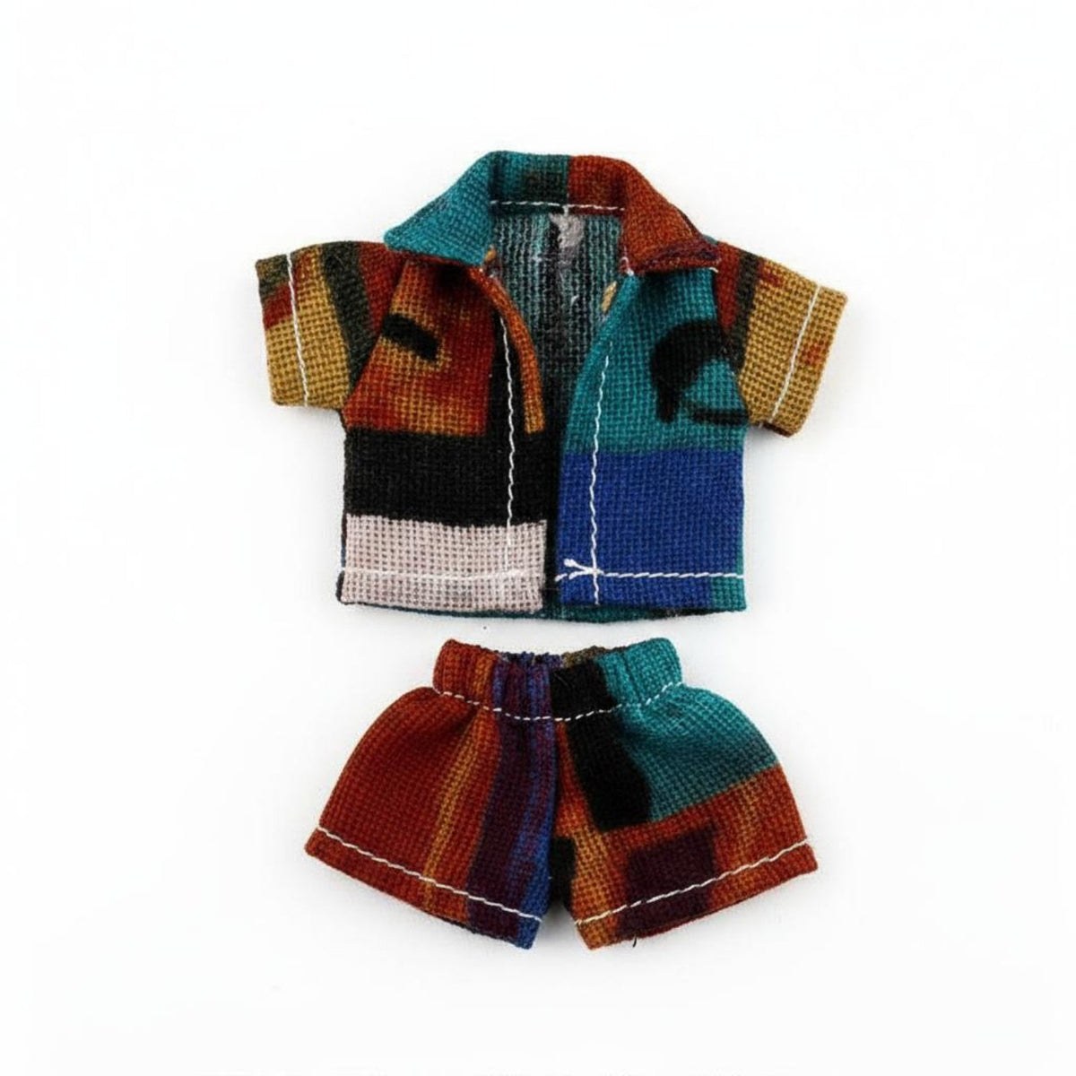 OB11 Doll Outfit 1/12 Scale Doll Clothes Set Printed Pattern for Hobbyists