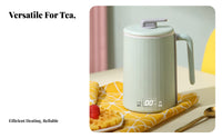 Electric Stewing Cup Keep Warm Function Multifunctional Heating Cup Auto Shut- Portable Electric Kettle for Students, Home, Desktop, Business Trips