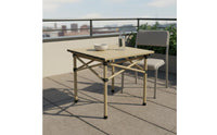 Easy to Carry Roll up Camp Table Lightweight Camping Fold-up Table Non-Slip Feet Scratch Resistant