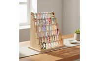 Solid Wood Wooden Bracelet Stand Detachable Multi Tier Jewelry Organizer Easy to Install Ladder Bracelet Display for Market Stall, Dressing Table