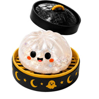 Spooky Squishy Toy with Tray Squeezable Stress-Relief Toy Stretchy Sensory for Classroom
