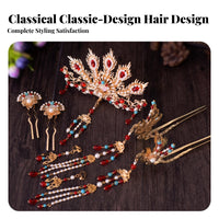 Dynastic Period Design Hair Adornment Kit Intricate Features Traditional Chinese Headdress Set Ancient Design Bridal Hair Crown