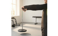 Long-Lasting Arm Roller with Hanging Cord Compact Forearm Training Device with Weight Plate Attachment Stainless Steel Rotator Machine Smooth for Home Gym
