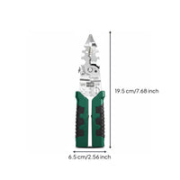 Built-in Voltage Tester Multifunction Wire Stripper Sharp Cutting Blade Folding Wire Stripper High Carbon Steel for Electricians
