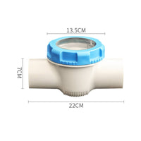Blue Outer Band 2-Inch Check Valve Backflow Protection Transparent Check Valve Good Sealing Long-Lasting for Water Treatment
