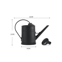 Long Spout Watering Can Easy Pour Watering Can with Detachable Sprinkler Head Compact Container Lightweight for Gardeners, Plant Lovers, Indoor Garden, Balcony, Greenhouse