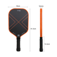 Carbon Fiber Pickleball Paddle 16mm Pickleball Paddle Sporting Goods Wrapped Grip Control for Players, Match Play, Training