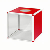 Lottery Box with Circular Slot Cube Drawing Box Sturdy for Prize Draws, Giveaways, Company Events