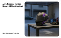 Full Face Winter Warmth Double Visor Aerodynamic Design Guarding Headwear for Men, Women, Commuting, Daily Commute