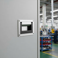 Folding Recessed Handle Easy to Install Recessed Pull Handle Zinc Alloy Flush Mounted Pull For