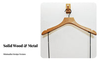 Solid Wood Swimsuit Hanger Non-Slip Wooden Swimwear Hanger Seamless Design for Clothing Shop Owners, Hotel, Showroom, Boutique