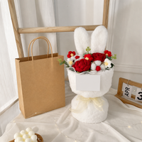 decorative flower gift basket