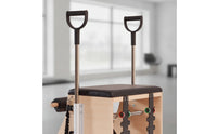 Wooden Pilates Chair with Handles Multifunctional Pilates Chair Adjustable Fitness Equipment Compact for Athletes, Home Gym, Apartment