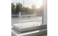 Transparent Stepped Display Stand Easy to View Acrylic Display Stand Sturdy Storage Item for Room Decor