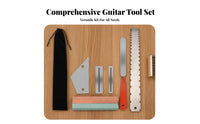 9 Pieces Multifunctional Guitar Maintenance Repair Kit Precision Measurement Guitar Maintenance and Repair Kit Easy to Use for Home Workshop