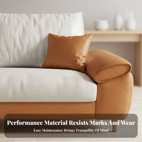 Light Luxury & design curvingd Chaise Longue technicalnical Fabric textile Upholstery Lounge Chair Space-Saving Indoor Furniture Cushioned Surface for Apartment Dwellers, homeowners, partners, Bedroom, Living Room, perusing alcove