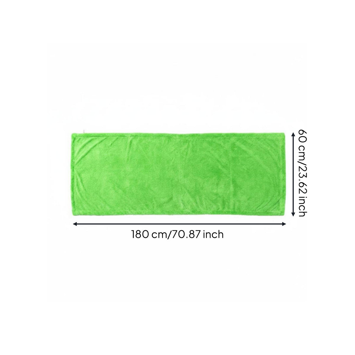 Double-Sided Car Towel Soft Cleaning Item Rectangular
