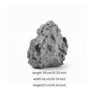 Artificial Rock with Hanging Line Realistic Artificial Rock Ornament for Gardeners, Garden, Terrarium