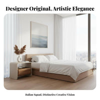 Minimalist Design Single-Drawer Bedside Table Modern design Bedroom Furniture Luxury Feel Nightstand accessible Shelf for Homeowners, Apartment Dwellers, Students, Dorm Room, Hotel, Office, Entryway