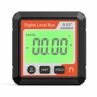 Portable Size Attractive Inclinometer Data Hold Function Mini Digital Protractor High Precision for Builders, Craftsmen, Woodworking