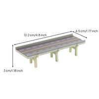 1:300 Scale Miniature Highway Segment Elevated Highway Bridge Model Painted for Architects, Dioramas