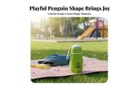 Double Walled Stainless Steel Penguin Vacuum Bottle Keeps Hot & Cold Penguin Vacuum Bottle Long-Lasting Insulation for Adults, School