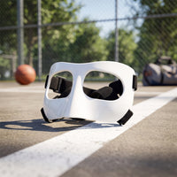 Cushioning Safety Mask with Cushion Pads Lightweight Nose Guard Non-Slip Pad Slim-Fit for Athletes