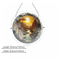 Easy to Assemble Acrylic Suncatcher Assembly Kit High Clarity DIY Crystal Jigsaw Art Sun Resistant