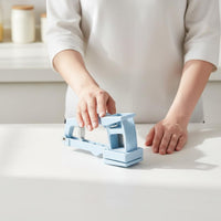Even Slices Garlic Cutter Effortless Operation Garlic Press Cutter Sharp Blades Handheld Vegetable Chopper for Barbecue