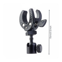 Wide Compatibility Adjustable Audio Device Clip Anti-Slip Grip Universal Mic Stand Clip Long-Lasting Plastic Audio Accessory for Studio