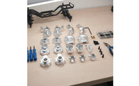 Steering Joints with C-Shaped Hubs Metal RC Car Modification Kit CNC Machined Crawler Axle Parts for 1/10 R1001 R1002 R1003