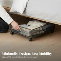 Rolling Storage Bin Dustproof Rolling Storage Container Easy Assembly for Closet