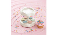 Single-Button Operation Automatic Cake Turntable Battery Operated Rotating Dessert Stand Elegant Centerpiece Automatic Dessert Display Detachable Trays for Bakers, Event Planners, Birthday Parties, Bakeries, Weddings