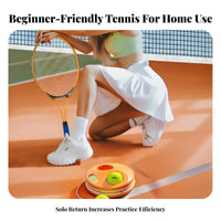 Anti-Slip Pads Solo Tennis Practice Aid Set Stable Base Solo Tennis Practice Aid Abrasion Resistant Cord for Beginners, Adults, Backyard