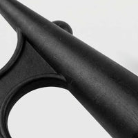 Exposed Socket Three-Prong Boat Hook Tapered Handle Boat Hook Black Nautical Gear for Marine Use