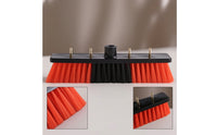 Water-Fed Brush Head High-Density Solar Panel Washing Brush Head Professional Lightweight for Cleaners, Outdoor Maintenance