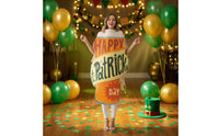 Beer Cup Costume Wearable Beer Costume Lightweight Novelty Bodysuit for . Leprechaun Day