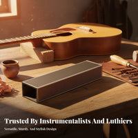 Precision-Ground Fret Leveling Beam Lightweight Guitar Fretboard Leveling Tool Ergonomic Design for Guitarists, Repair Shop, Home Studio