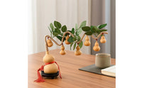 Gourd Tree Feng Shui Gourd Tree with Stand Prosperity Tabletop Sculpture for Office