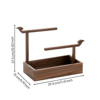 Jewelry Stand with Tray Double-Tier Jewelry Holder with Small Tray Bracelet Holder for Vanity