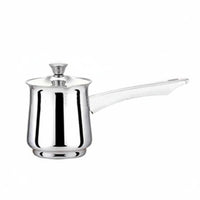 Multi-Functional Turkish Coffee Pot Thickened Material Cezve Ibrik Pot Easy to Clean Cezve Ibrik High-Temperature Resistant for Baristas, Parents, Restaurant