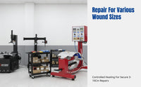 Automotive Tire Repair Kit, Vulcanizer, Hot Patch Machine, Upgraded Heating Plate