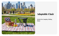 Miniature foldable Stool Lightweight Folding Seat Easy to Carry small Design for Campers, Anglers, Camping, Outdoor, trip