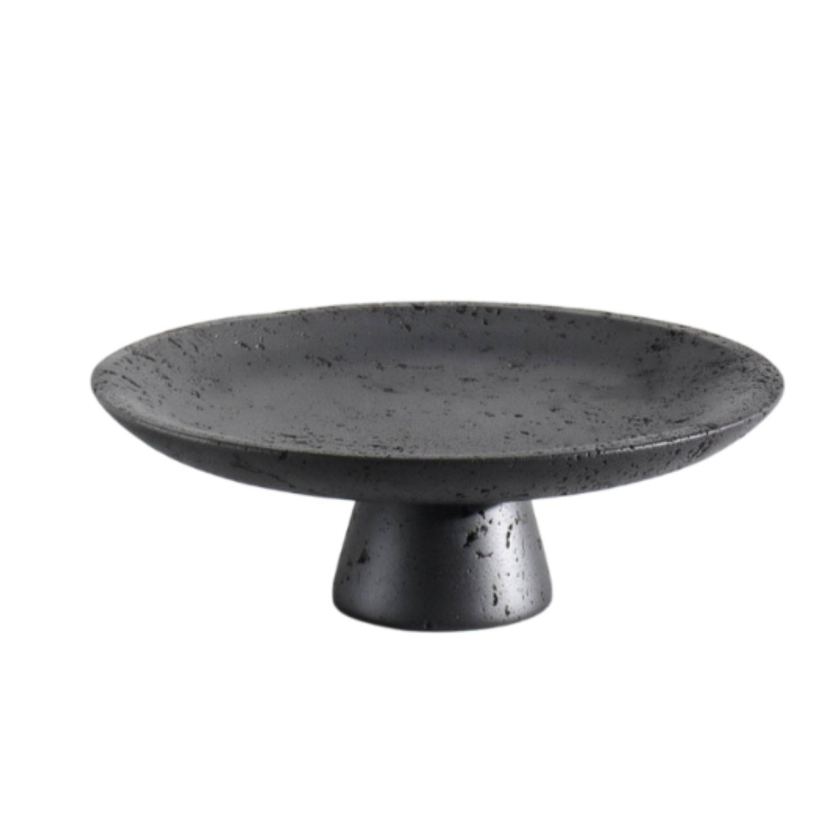 Marble Pedestal Tray Minimalist Marble Produce Dish Bowl Decorative Stone Bowl for Entryway