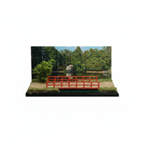 1:64 Scale Wetland Park Display Scene Realistic Scenery Riverside Scene Model Collectible Display Garden Roadway Setting Model Detailed Craftsmanship for Collection